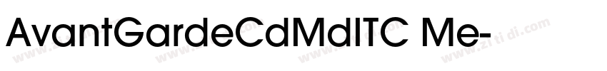 AvantGardeCdMdITC Me字体转换